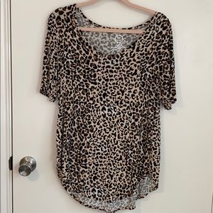 Maurices leopard 24/7 top